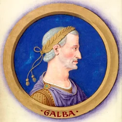 Descripción de los doce Césares con sus figuras 7-Galba